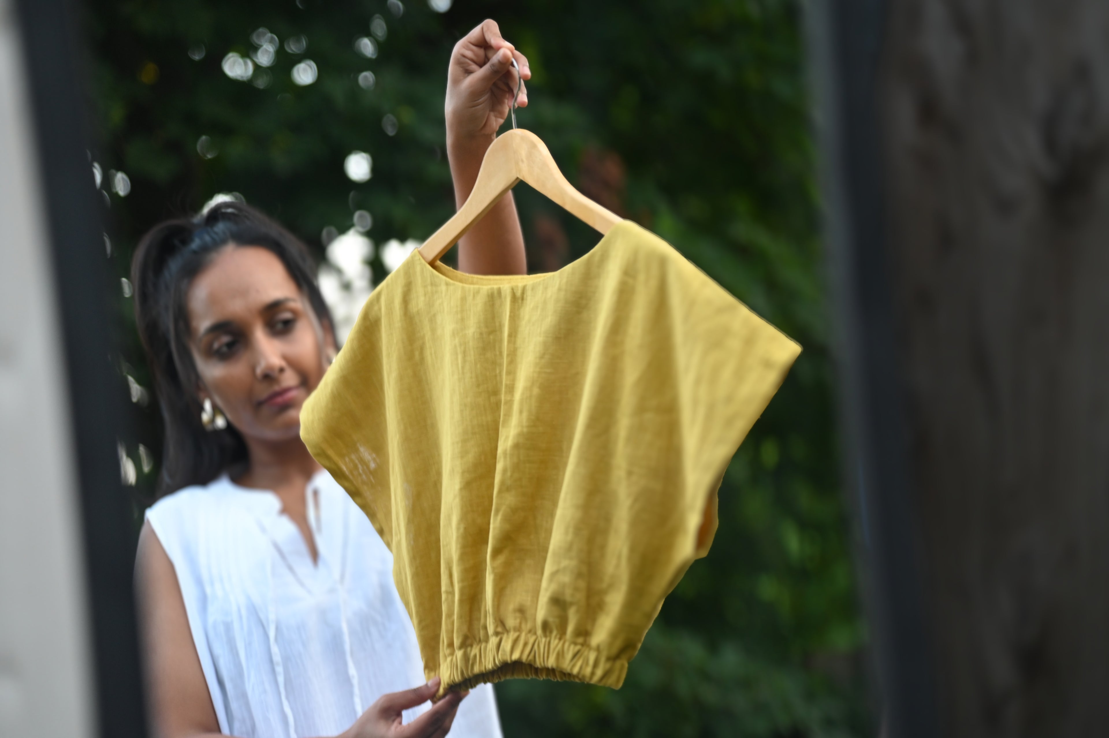 Yellow Crop Top